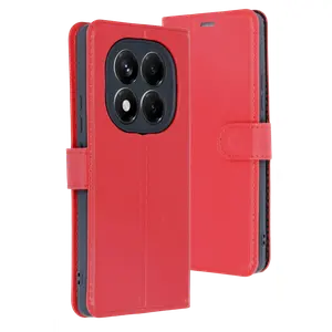 Xiaomi Redmi Note 15 Pro 5g Trend S Plus Kapaklı Kılıf - Kırmızı