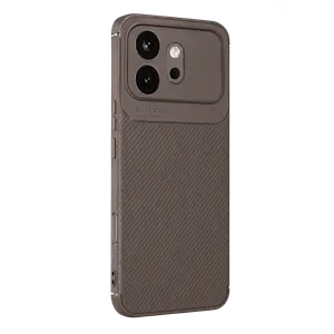 Huawei Honor 600 Auto Focus Karbon Kapak - Gri