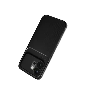 Huawei Honor 600 Auto Focus Karbon Kapak - Siyah