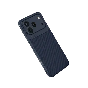 Huawei Honor 600 Pro Auto Focus Karbon Kapak - Lacivert