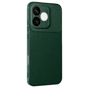 Huawei Honor 600 Lite Auto Focus Karbon Kapak - Koyu Yeşil