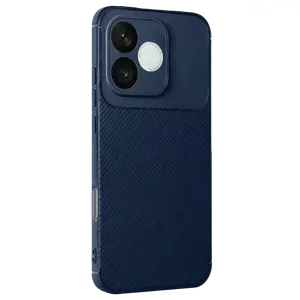 Huawei Honor 600 Lite Auto Focus Karbon Kapak - Lacivert