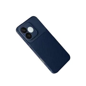Huawei Honor 600 Lite Auto Focus Karbon Kapak - Lacivert