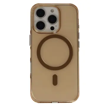 Joko  İphone 16 Pro Max Gleam Pc Sert Magsafe Kılıf - Şeffaf-gold