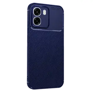 Oppo Oppo A6t 5g Auto Focus Karbon Kapak - Lacivert