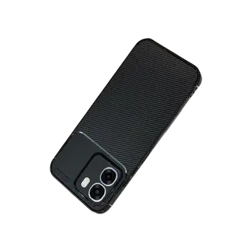 Oppo Oppo A6t 5g Auto Focus Karbon Kapak - Siyah