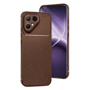 Tecno Pova Curve 2 5g Auto Focus Karbon Kapak - Kahverengi