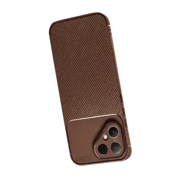 Tecno Pova Curve 2 5g Auto Focus Karbon Kapak - Kahverengi