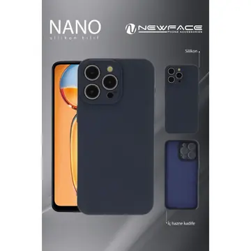 Oppo A38 Kılıf Nano İçi Kadife Silikon - Mavi