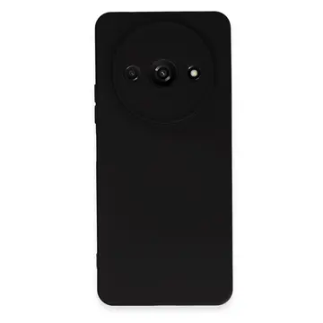 Xiaomi Redmi A3 4g Kılıf Nano İçi Kadife Silikon - Siyah