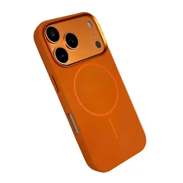 Joko  İphone 17 Pro Luno Deri Magsafe Kapak - Turuncu