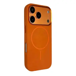 Joko  İphone 17 Pro Max Luno Deri Magsafe Kapak - Turuncu