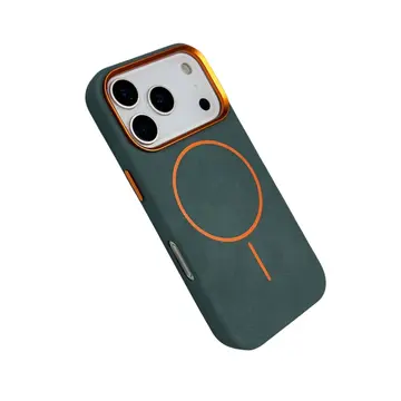 Joko  İphone 17 Pro Max Luno Deri Magsafe Kapak - Yeşil