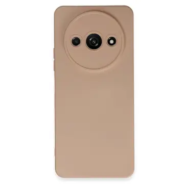 Xiaomi Redmi A3 4g Kılıf Nano İçi Kadife Silikon - Pudra