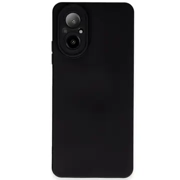 Realme 12 Lite Kılıf Nano İçi Kadife Silikon - Siyah