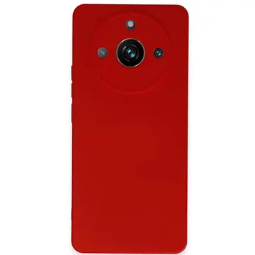 Realme 11 Pro Kılıf Nano İçi Kadife Silikon - Kırmızı