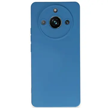 Realme 11 Pro Kılıf Nano İçi Kadife Silikon - Mavi