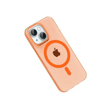 Joko  İphone 15 Pc Blank Magsafe Kapak - Turuncu