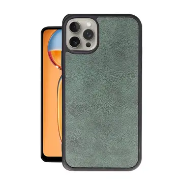 İphone 14 Pro Kılıf Aras Deri Kapak - Koyu Yeşil