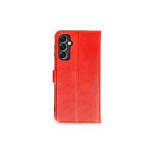 Samsung Galaxy M34 5g Kılıf Trend S Plus Kapaklı Kılıf - Kırmızı