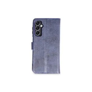 Samsung Galaxy M34 5g Kılıf Trend S Plus Kapaklı Kılıf - Lacivert