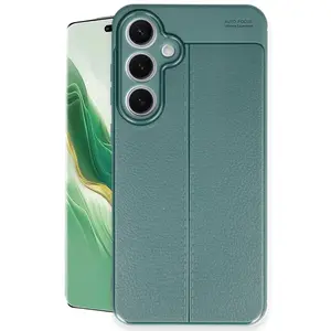 Samsung Galaxy S24 Fe Kılıf Auto Focus Kapak - Koyu Yeşil
