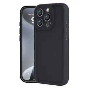 İphone 16 Pro Kılıf Viera Silikon - Siyah