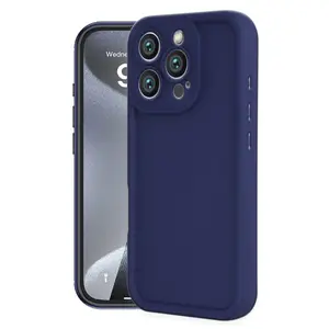 İphone 16 Pro Kılıf Viera Silikon - Lacivert