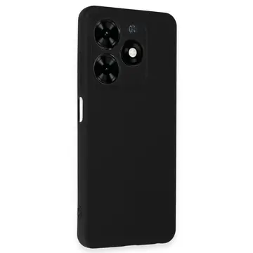 Tecno Spark Go 2024 Kılıf First Silikon - Siyah