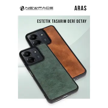 Samsung Galaxy A15 4g Kılıf Aras Deri Kapak - Kırmızı