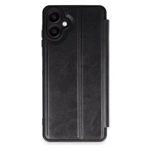 Samsung Galaxy A06 Kılıf Flip Cover - Siyah