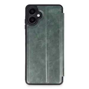 Samsung Galaxy A06 Kılıf Flip Cover - Koyu Yeşil