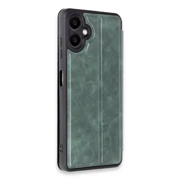Samsung Galaxy A06 Kılıf Flip Cover - Koyu Yeşil