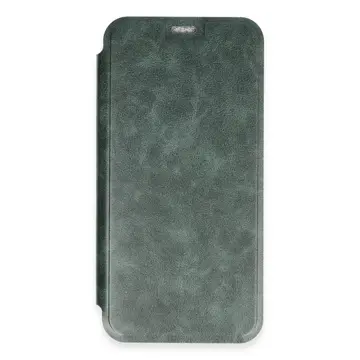 İphone 16 Plus Kılıf Flip Cover - Koyu Yeşil