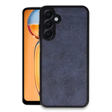 Samsung Galaxy A55 5g Kılıf Aras Deri Kapak - Lacivert