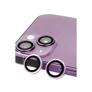 İphone 14 Raze Metal Kamera Lens - Mor