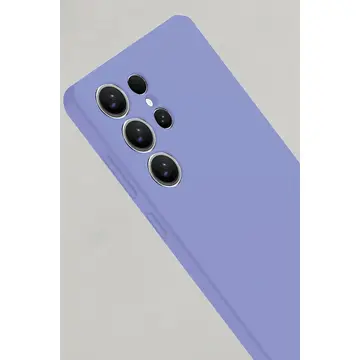 Samsung Galaxy S25 Ultra Kılıf Nano İçi Kadife Silikon - Lila