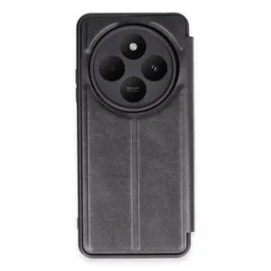 Xiaomi Redmi 14c Kılıf Flip Cover - Siyah