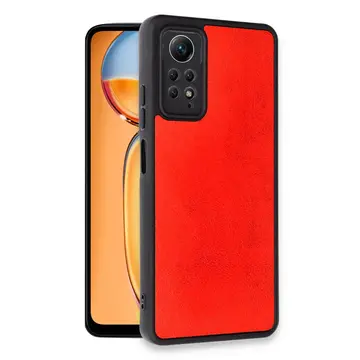Xiaomi Redmi Note 12 Pro 4g Kılıf Aras Deri Kapak - Kırmızı