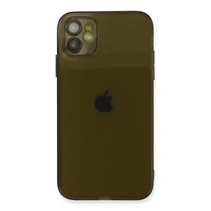 İphone 12 Kılıf Fly Lens Silikon - Siyah