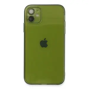 İphone 12 Kılıf Fly Lens Silikon - Yeşil
