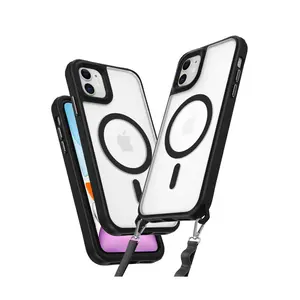 İphone 12 Kılıf Enka Magsafe Silikon Kılıf - Siyah
