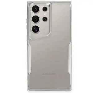 Samsung Galaxy S25 Ultra Kılıf Boyi Silikon Kapak - Gümüş