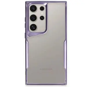 Samsung Galaxy S25 Ultra Kılıf Boyi Silikon Kapak - Derin Mor