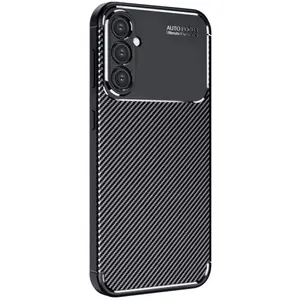 Samsung Galaxy A56 Kılıf Auto Focus Karbon Kapak - Siyah