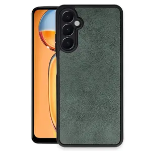 Samsung Galaxy A26 Kılıf Aras Deri Kapak - Koyu Yeşil