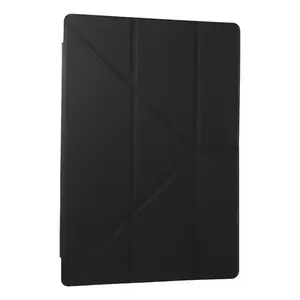 Samsung Galaxy Tab A9 Plus Kılıf Kalemlikli Mars Tablet Kılıfı - Koyu Gri