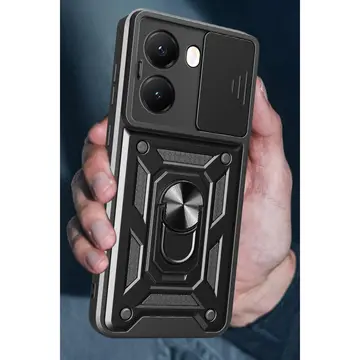 Xiaomi Poco X7 Pro Kılıf Pars Lens Yüzüklü Silikon - Lacivert