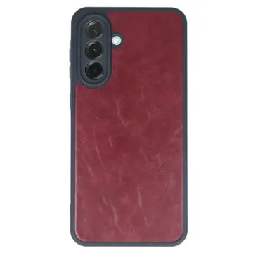 Samsung Galaxy A56 Kılıf Aras Deri Kapak - Bordo
