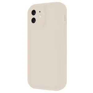 İphone 11 Kılıf Viera Silikon - Krem